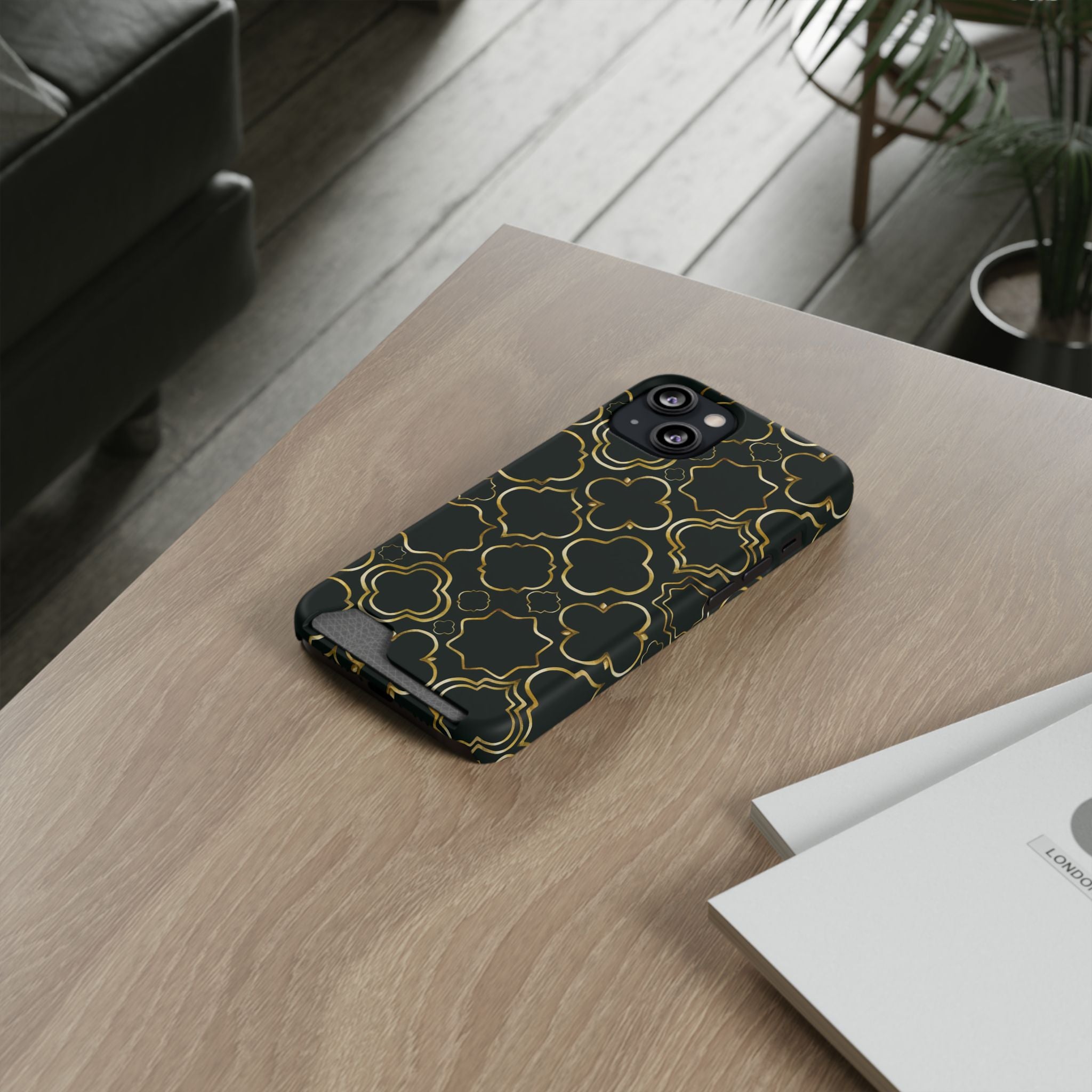 Ottoman Tile Card Holder iPhone Case