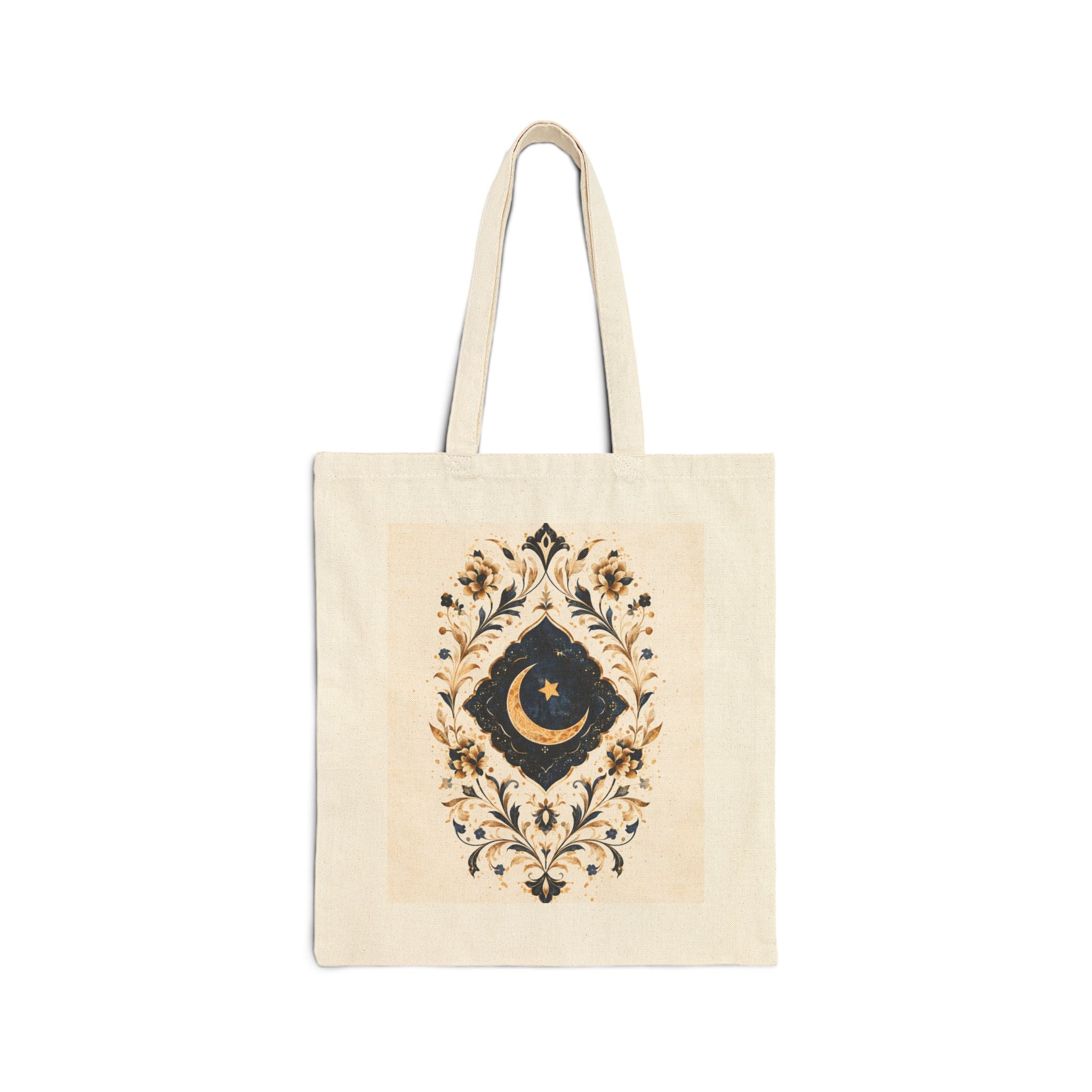 Ottoman Floral Medallion Tote Bag
