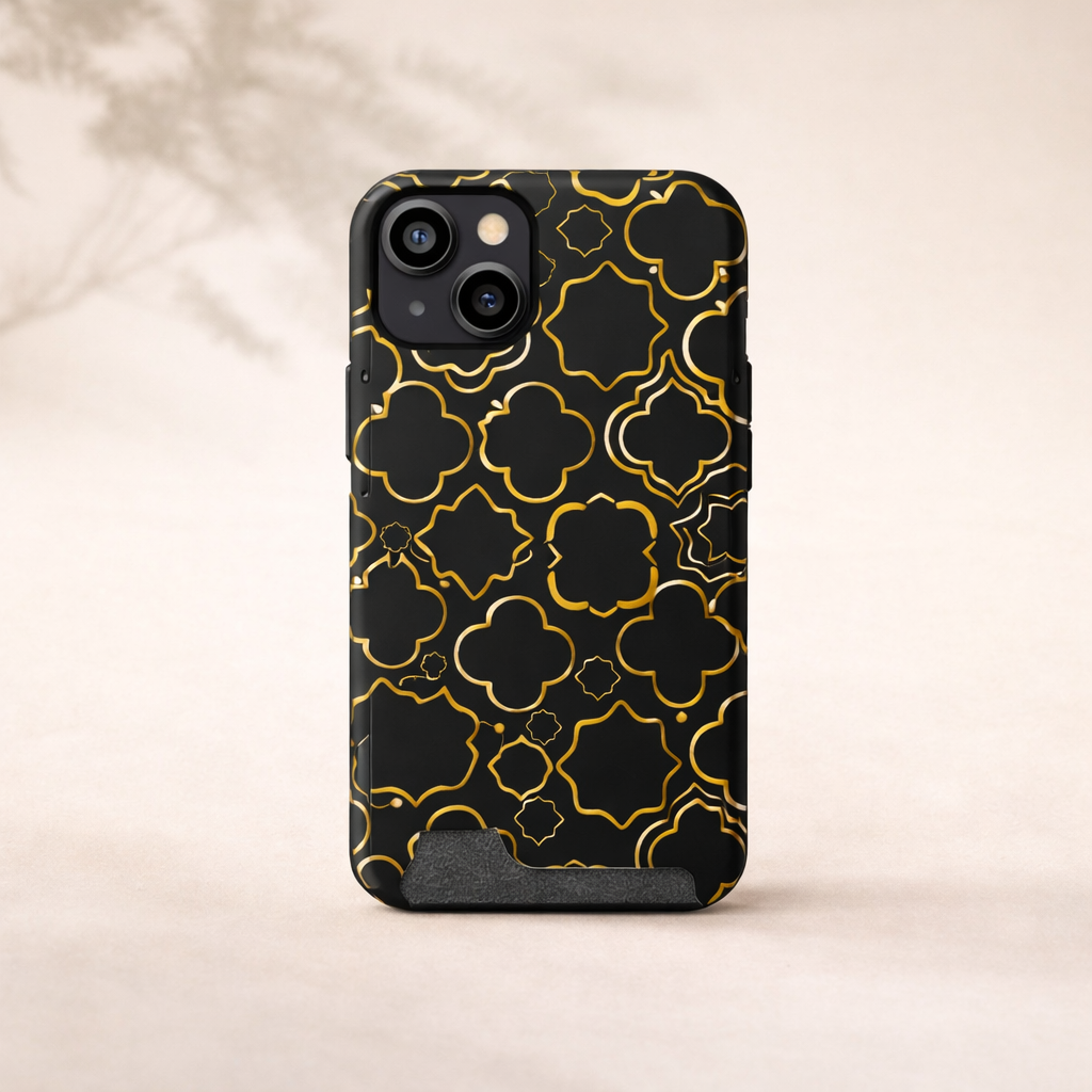Ottoman Tile Card Holder iPhone Case