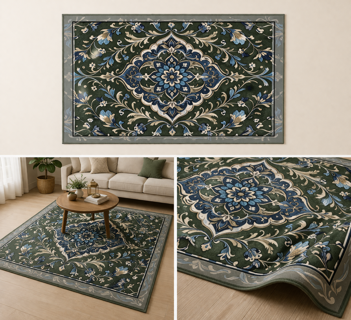 Rawdah Garden Heritage Rug