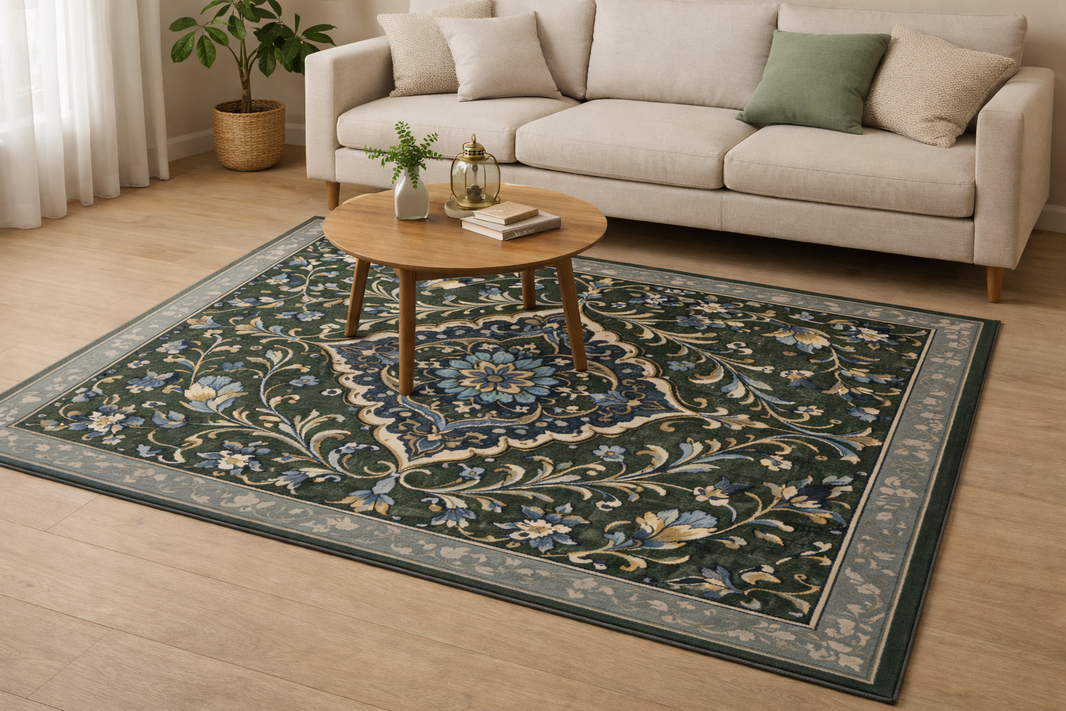 Rawdah Garden Heritage Rug